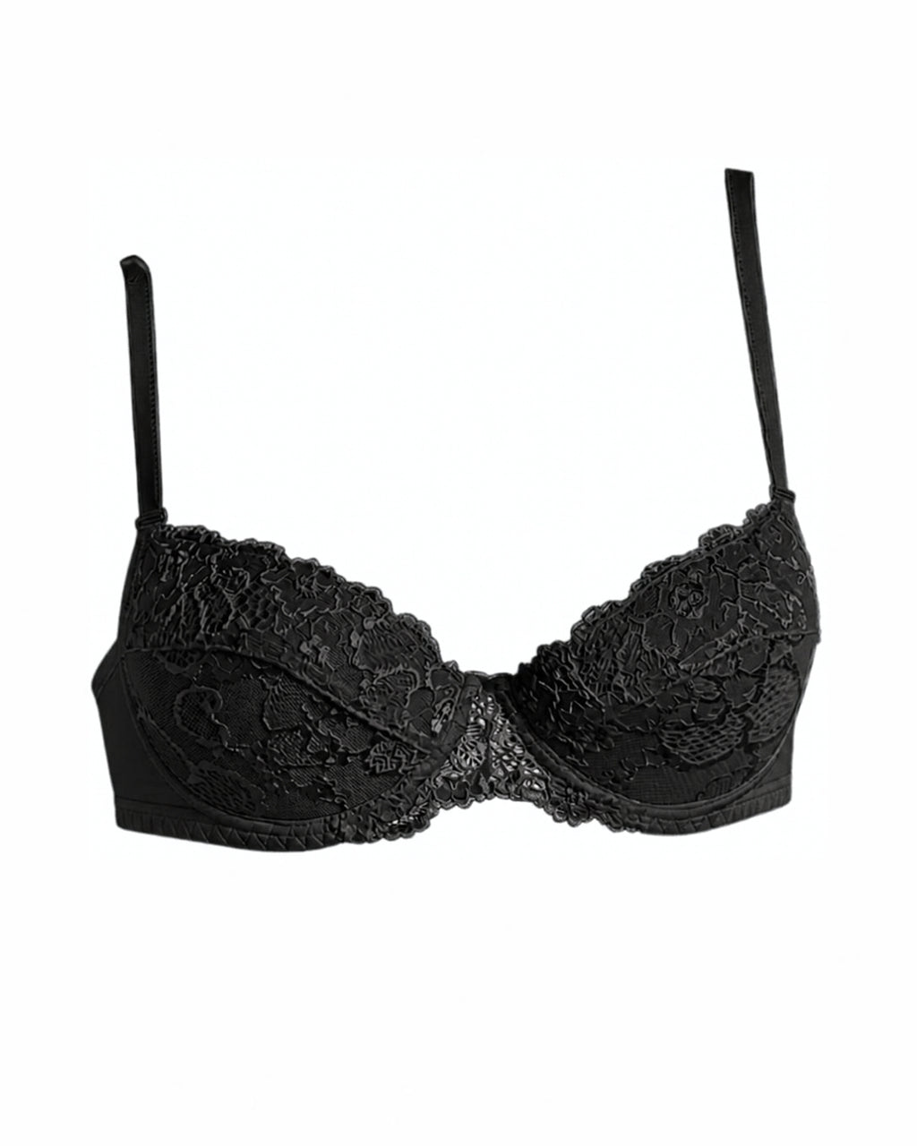Reggiseno balconcino imbottito con ferretto in pizzo Cotonella